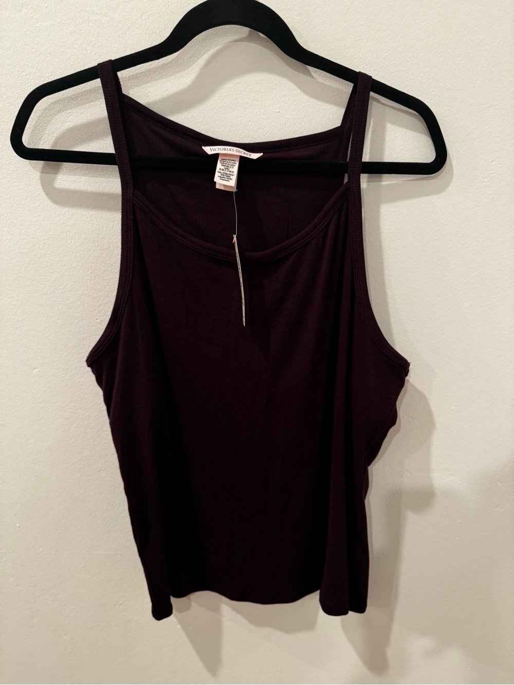 Victoria's Secret Plum Ribbed Tank Top
